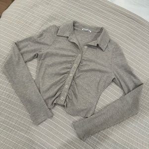 - Reformation LIKE NEW Ribbed Top long sleeve